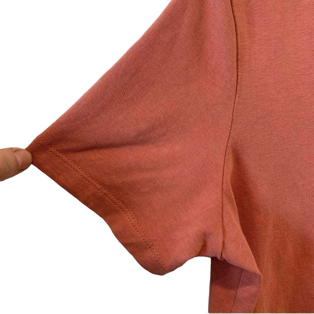 Ardene Basic Copper Red V-Neck T-Shirt Size Medium - Picture 4 of 5